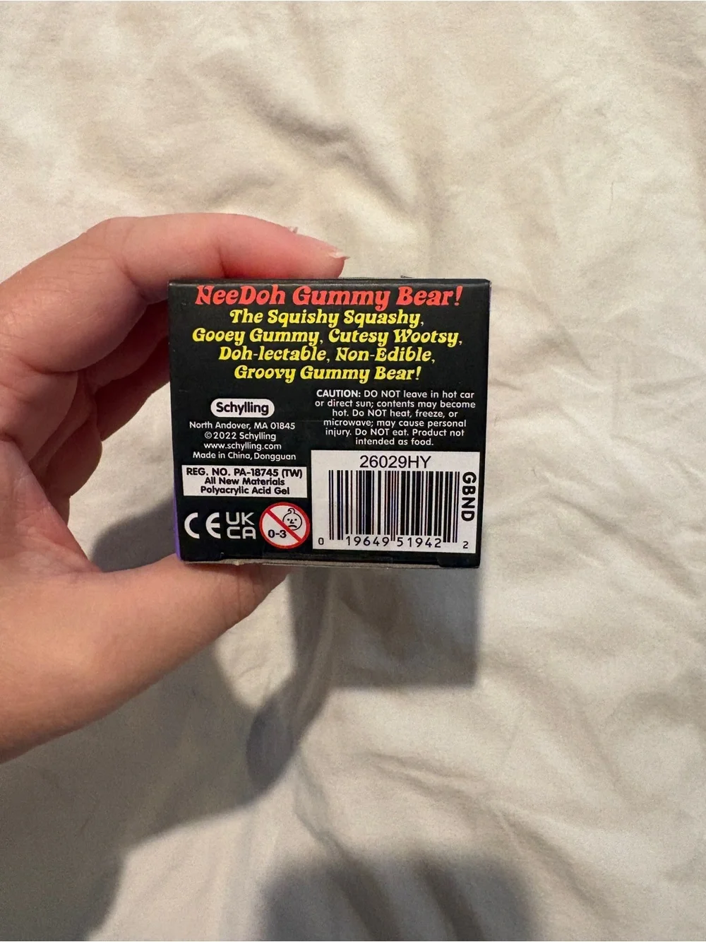 Pink Gummy Bear Toy - Nee Doh Gummy Bear